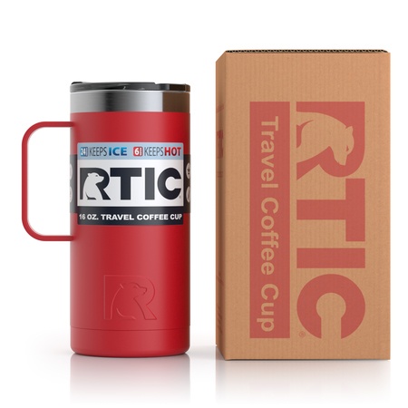 RTIC 16 oz Travel Coffee Cup - Stainless - Customized Your Way with a Logo,  Monogram, or Design - Iconic Imprint