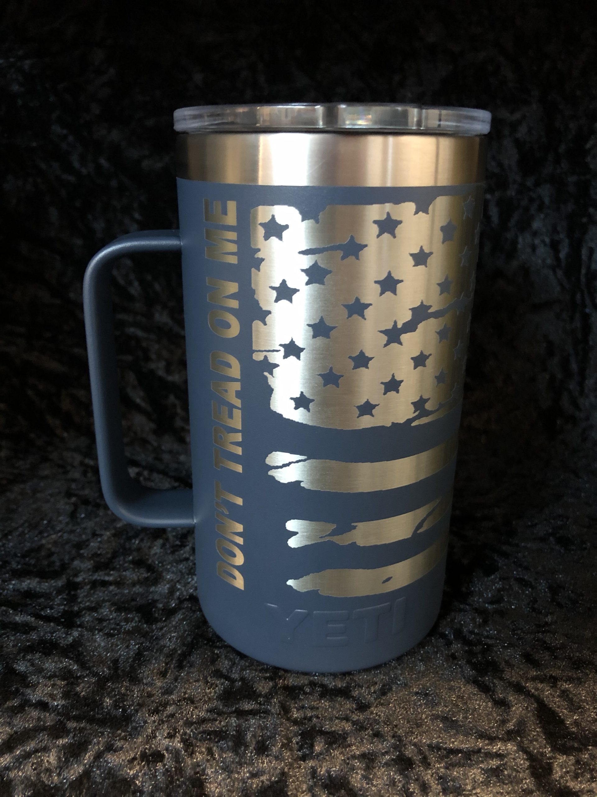 RTIC 16 Oz Travel Cup Coffee Mug Laser Engraved Monogram Coffee Cup  Personalized Coffee Mug 